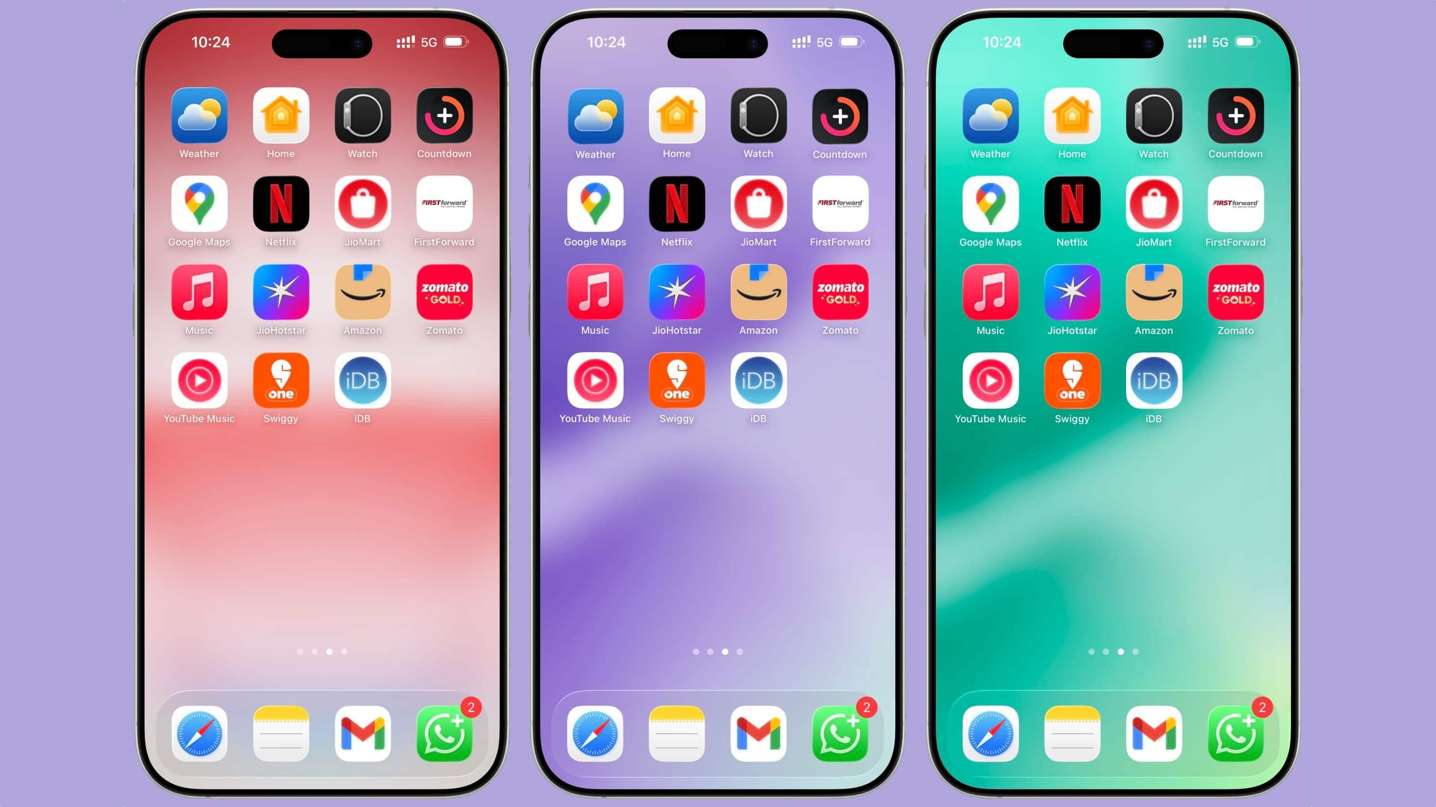 Качаем новые обои с эффектом Liquid Glass из iOS 26 для всех iPhone