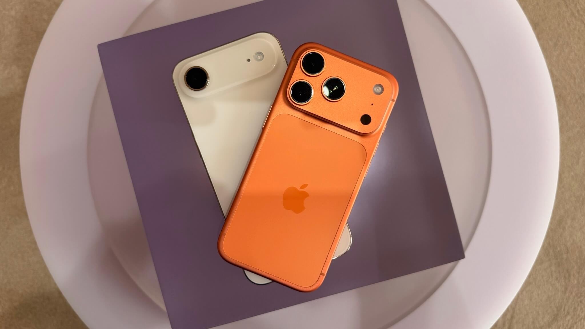 Все iPhone 17 на живых фотографиях. Как выглядят новые смартфоны в реальности