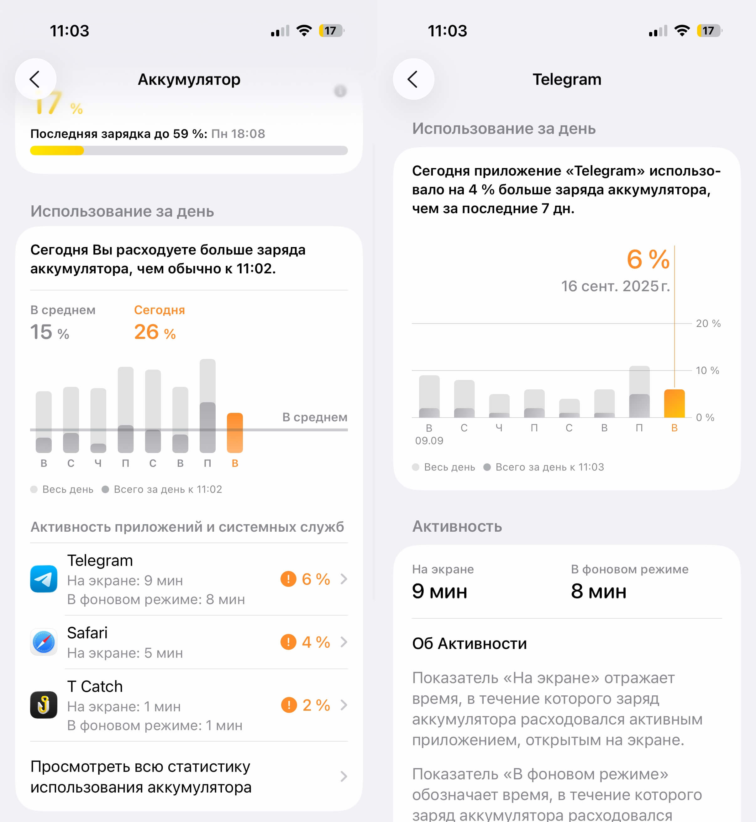 Что такое Adaptive Power в iOS 26. Встроенный ИИ сам определяет причину повышенного энергопотребления и устраняет ее. Фото.