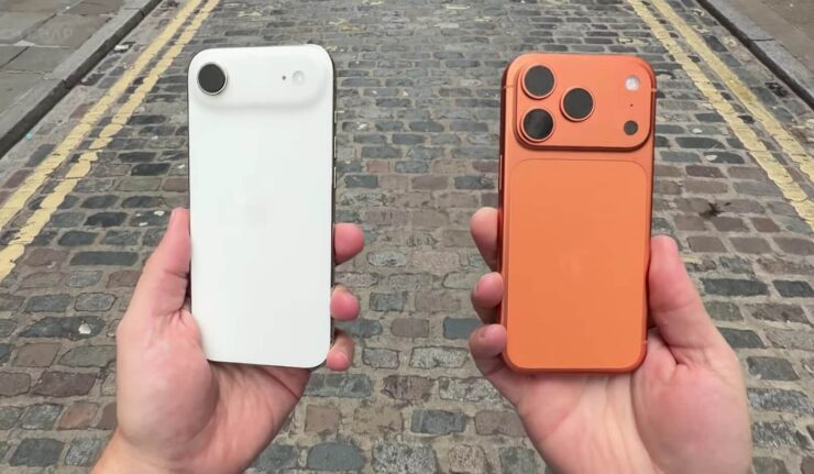 Время работы iPhone Air. У iPhone Air чрезвычайно маленькая батарея. Изображение: The Tech Chap. Фото.