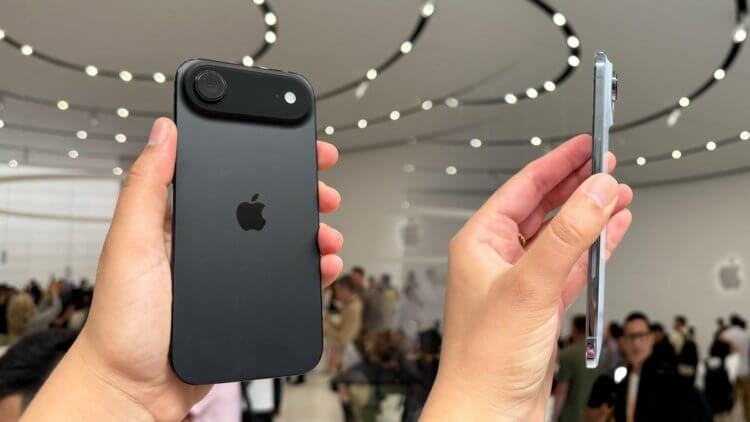 Как переход на eSIM в iPhone Air может повлиять на остальные смартфоны. У смартфона просто нет места для слота под физическую SIM-карту. Изображение: cnet.com. Как переход на eSIM в iPhone Air может повлиять на остальные смартфоны. У смартфона просто нет места для слота под физическую SIM-карту. Изображение: cnet.com. Фото.