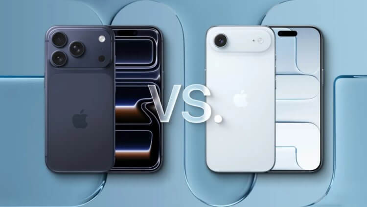 iPhone 17 Pro против iPhone Air: флагманы поменялись ролями. Какой смартфон купить в 2025. iPhone 17 Pro против iPhone Air: флагманы поменялись ролями. Какой смартфон купить в 2025. Фото.