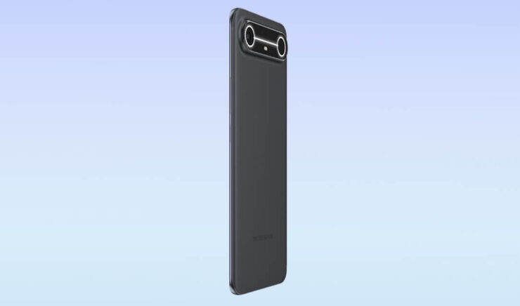 Смартфон TECNO Spark Slim. Смартфон реально тонкий и легкий. Изображение: TECNO. Фото.