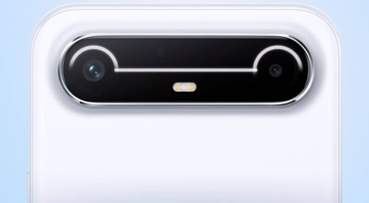 Смартфон TECNO Spark Slim. Камера смартфона имеет светодиодную подсветку. Изображение: TECNO. Фото.