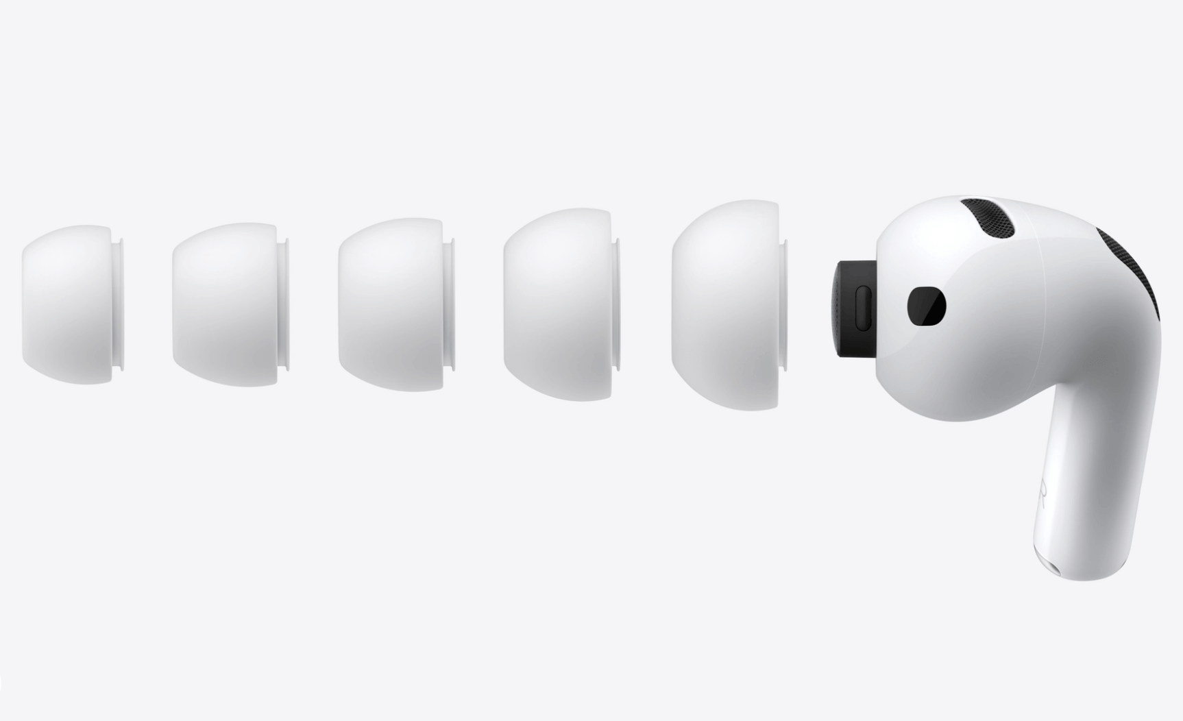 Дизайн и посадка AirPods Pro 3. Амбушюр хватит на всю семью. Изображение: apple.com. Дизайн и посадка AirPods Pro 3. Амбушюр хватит на всю семью. Изображение: apple.com. Фото.