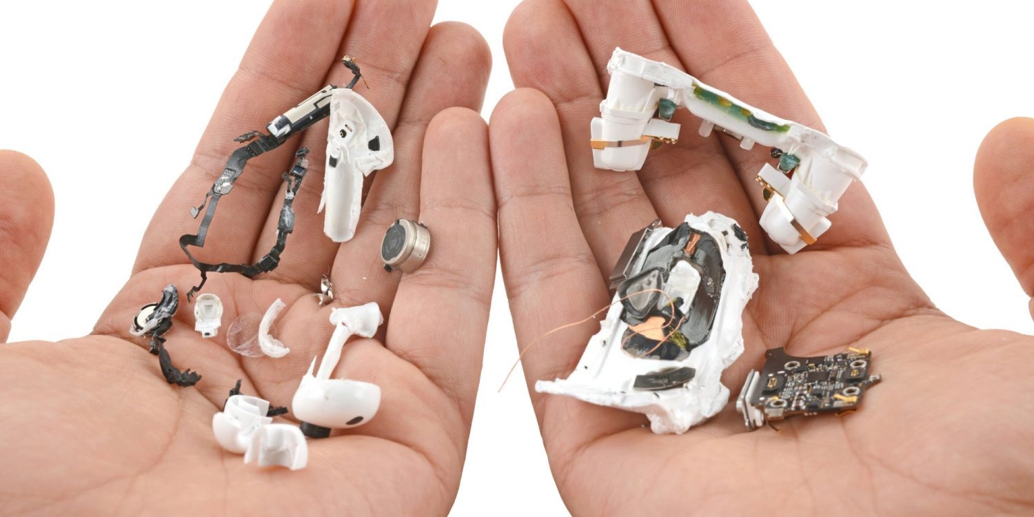 Ремонт наушников AirPods. Как вам разборка AirPods Pro 3? Изображение: 9to5mac.com. Ремонт наушников AirPods. Как вам разборка AirPods Pro 3? Изображение: 9to5mac.com. Фото.