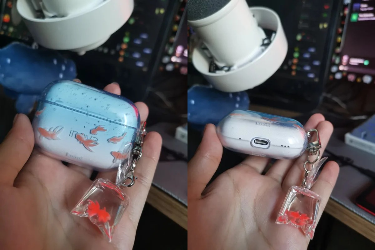 Чехол для AirPods. Выглядит чехол достаточно прикольно. Чехол для AirPods. Выглядит чехол достаточно прикольно. Фото.