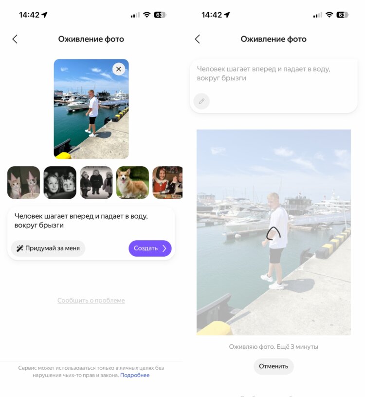 Как оживить фото с помощью Алисы. Когда ролик будет готов, его можно будет просмотреть прямо в окне программы. Как оживить фото с помощью Алисы. Когда ролик будет готов, его можно будет просмотреть прямо в окне программы. Фото.