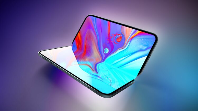 Корпус будущего iPhone можно будет сгибать без повреждений. Как это? Внутри Liquid Glass, а снаружи Liquid Metal. Изображение: macrumors.com. Корпус будущего iPhone можно будет сгибать без повреждений. Как это? Внутри Liquid Glass, а снаружи Liquid Metal. Изображение: macrumors.com. Фото.