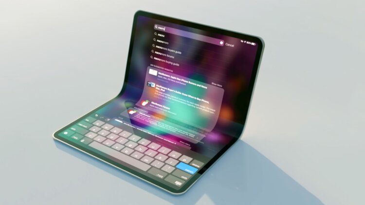 Apple сделала огромный складной iPad на 18 дюймов за 3000 долларов, но не может его выпустить. Apple сделала огромный складной iPad на 18 дюймов за 3000 долларов, но не может его выпустить. Фото.