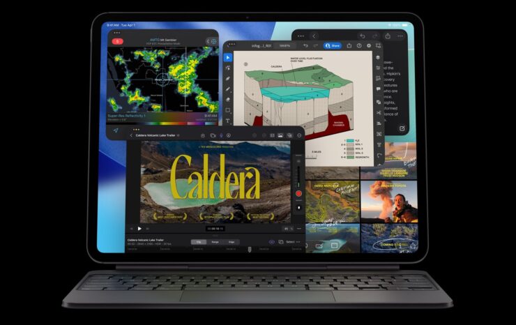 Новый процессор Apple M5. iPad Pro 2025 получил процессор нового поколения. Изобржение: Apple. Новый процессор Apple M5. iPad Pro 2025 получил процессор нового поколения. Изобржение: Apple. Фото.