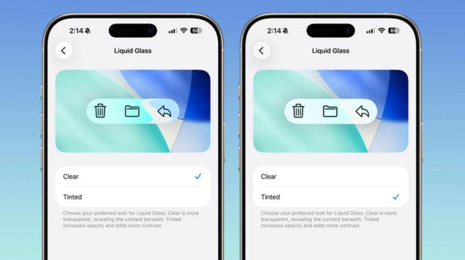 Новые функции iOS 26.1. Отключить прозрачность теперь можно простым нажатием. Фото: macrumors.com. Новые функции iOS 26.1. Отключить прозрачность теперь можно простым нажатием. Фото: macrumors.com. Фото.