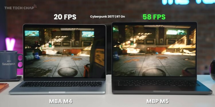 Производительность MacBook Pro M5 в играх. Теперь играть на максималках можно даже на базовом MacBook Pro. Изображение: wccftech.com. Производительность MacBook Pro M5 в играх. Теперь играть на максималках можно даже на базовом MacBook Pro. Изображение: wccftech.com. Фото.