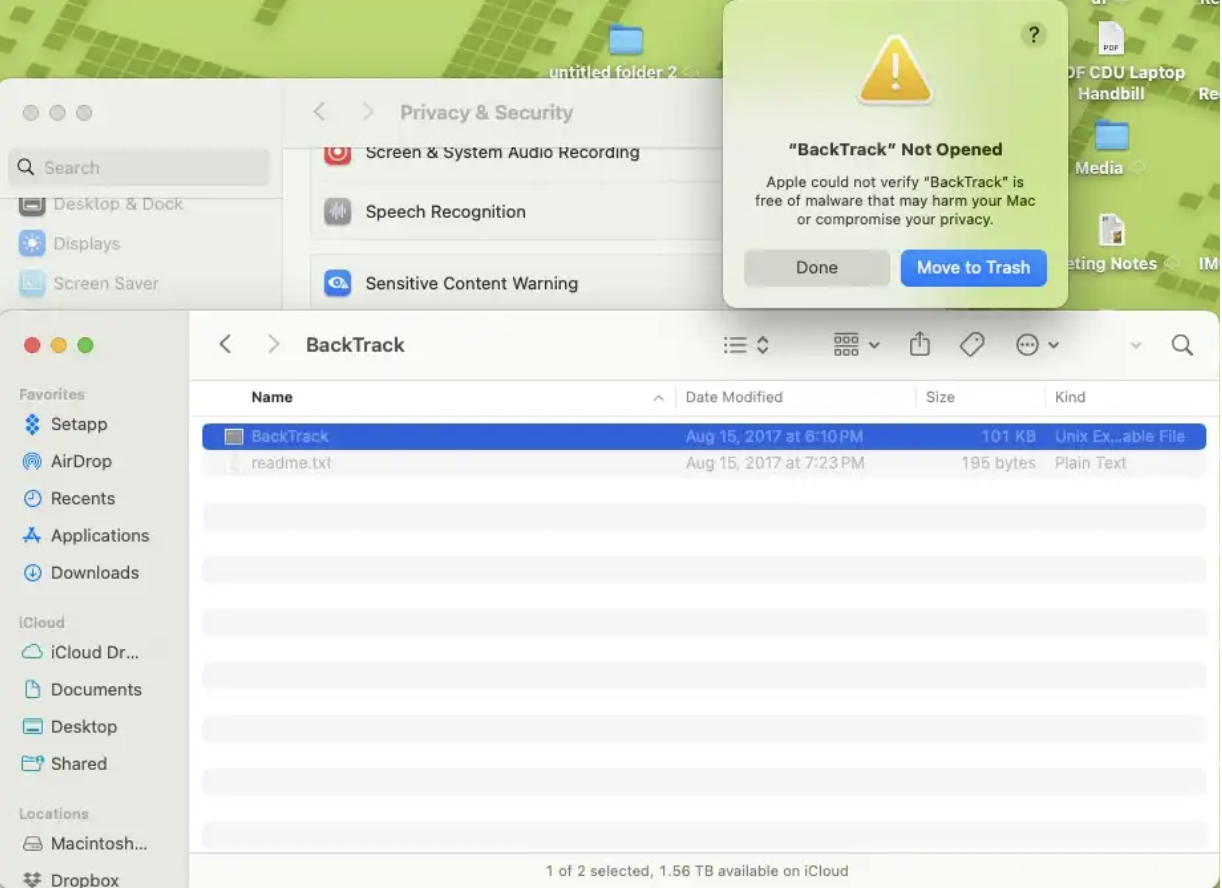 Что будет, если заразить MacBook вирусом. Некоторым вредоносным приложениям macOS вообще не даст установиться. Изображение: macworld.com. Что будет, если заразить MacBook вирусом. Некоторым вредоносным приложениям macOS вообще не даст установиться. Изображение: macworld.com. Фото.