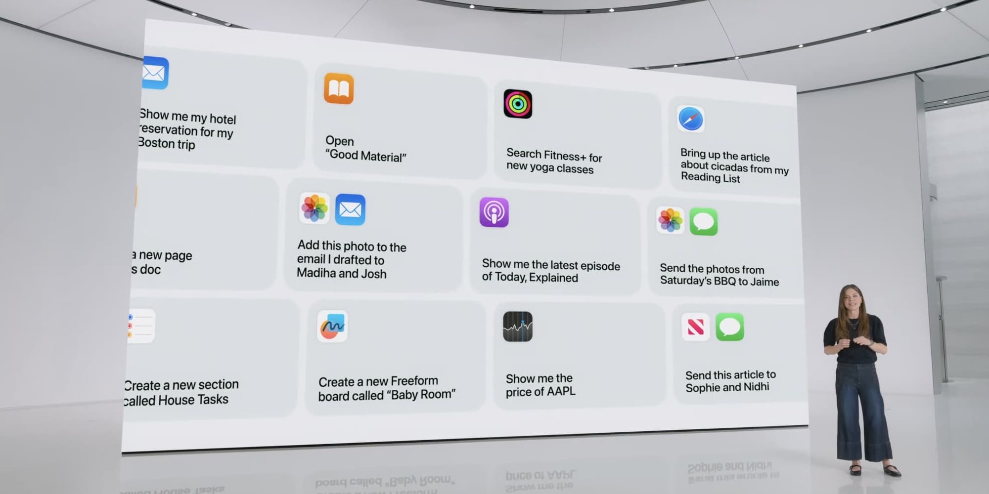 Apple не успевает доделать Siri с ИИ к iOS 26.4: сотрудники сообщают о постоянных сбоях и низкой скорости работы. Вот это всё Siri должна была уметь делать еще в iOS 18, но увы и ах. Изображение: 9to5mac.com. Apple не успевает доделать Siri с ИИ к iOS 26.4: сотрудники сообщают о постоянных сбоях и низкой скорости работы. Вот это всё Siri должна была уметь делать еще в iOS 18, но увы и ах. Изображение: 9to5mac.com. Фото.