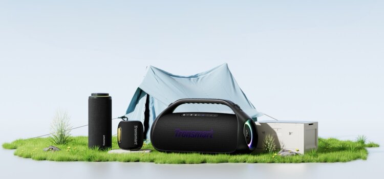 Три новые портативные колонки Tronsmart для громких вечеринок в кругу друзей. Фото.