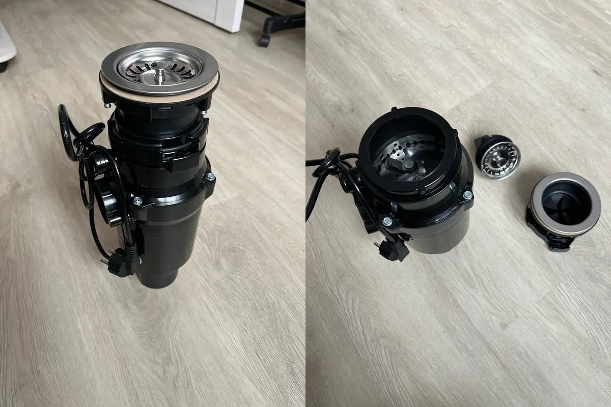 Измельчитель пищевых отходов. Отличный способ избавиться от засоров. Измельчитель пищевых отходов. Отличный способ избавиться от засоров. Фото.