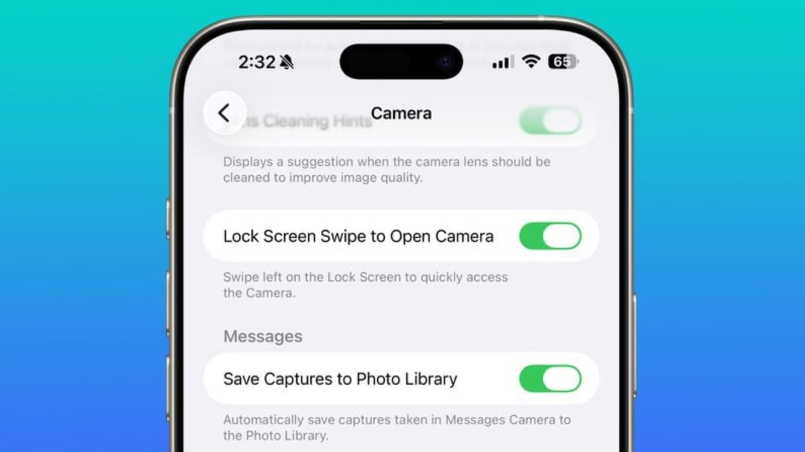 Новые функции iOS 26.1. Включив настройку, с экрана блокировки не получится запустить камеру. Фото: macrumors.com. Новые функции iOS 26.1. Включив настройку, с экрана блокировки не получится запустить камеру. Фото: macrumors.com. Фото.