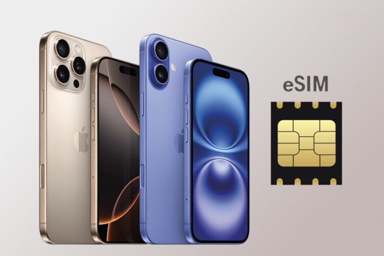 Запретят ли в России eSIM и что будет с айфонами без физических сим-карт. Фото.