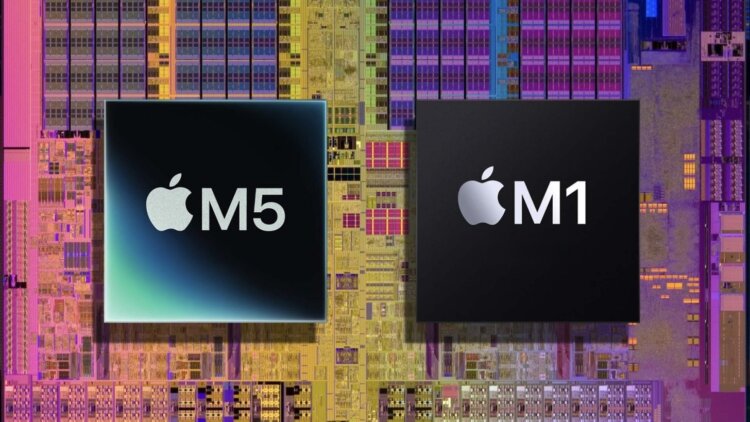 Как изменилась производительность компьютеров Mac за 5 лет. Сравнение процессоров M1 и M5. Фото.
