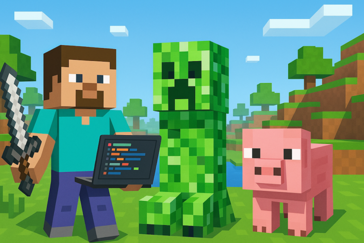 ТОП-15 онлайн школ программирования по Minecraft для детей. Обучиться программированию можно прямо в Minecraft. Фото.