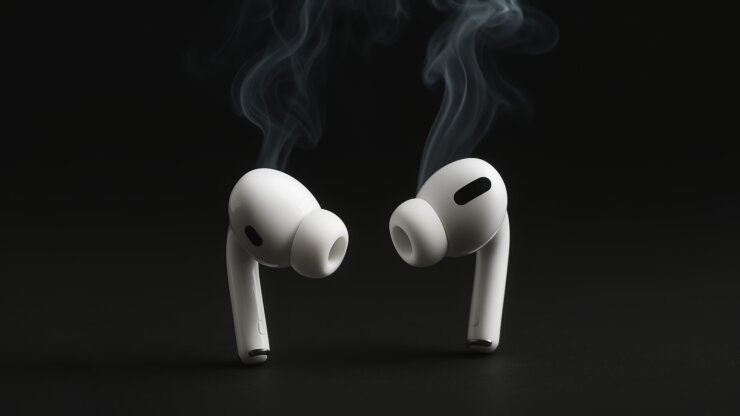 Кому подойдут наушники Apple с генератором запахов. Наушники с генератором запахов? Возможно, уже скоро. А пока разве что с реальным запахом дымка от вздувшегося аккумулятора…. Фото.