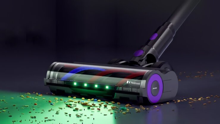 Зашли на Ozon и нашли три пылесоса Redroad по рекордно низким ценам. Спешите, пока не сгорели промокоды! Пылесос с подсветкой пыли теперь можно купить очень дешево. Фото.