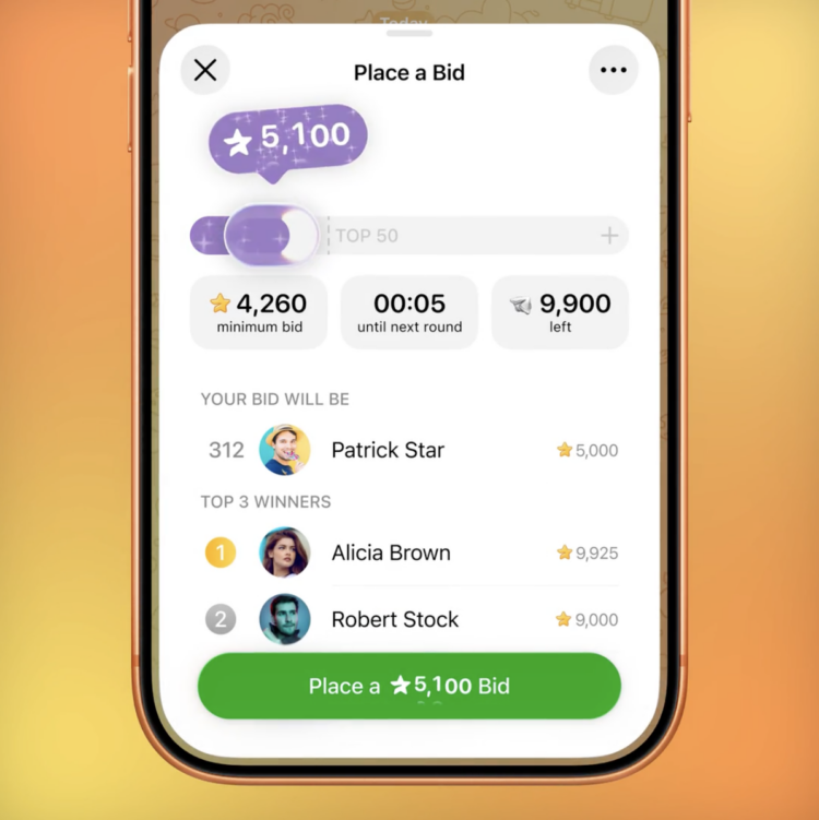 Зачем в Telegram добавили аукционы подарков. Купить редкий подарок по-честному? Легко. Изображение: telegram.org. Фото.