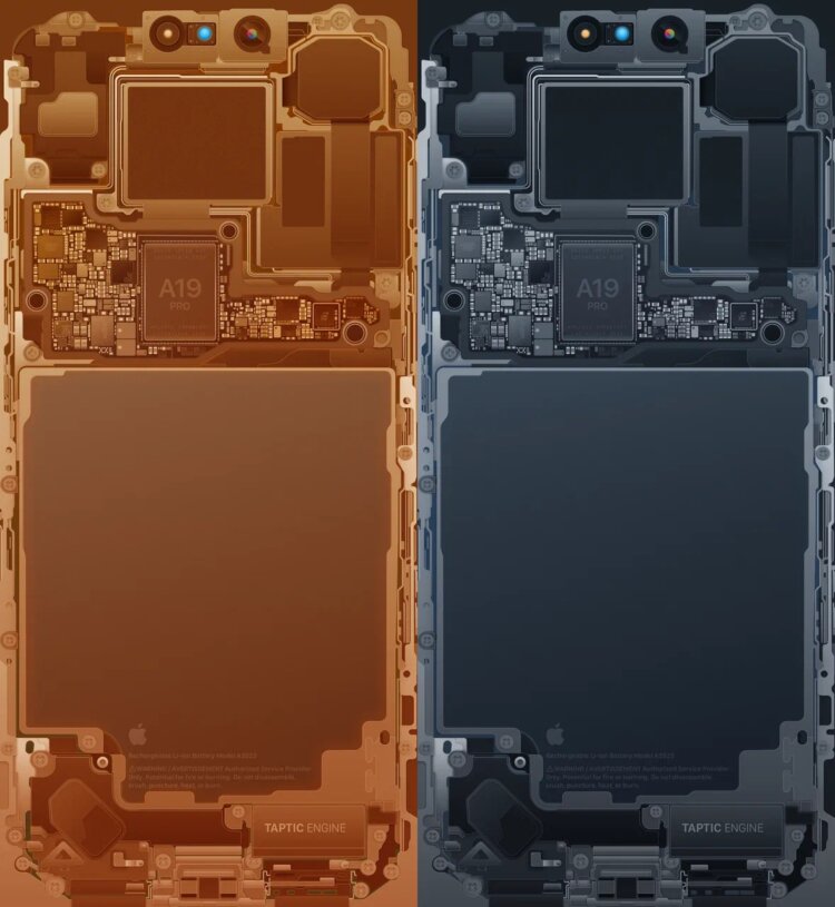 Скачать прозрачные обои для iPhone 17 Pro и iPhone 17 Pro Max в высоком качестве. На каждый цвет корпуса свой вариант. Изображение: basicappleguy.com. Фото.