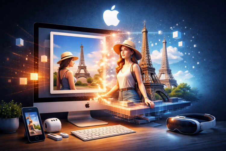 Apple выпустила ИИ, который превращает обычную фотографию в 3D. Фото.