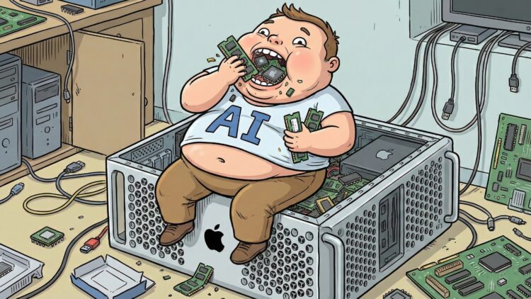 Как удалить данные Apple Intelligence с диска Mac, если они не удаляются сами. Нейросеть Apple употребляет много памяти? Есть решение. Как удалить данные Apple Intelligence с диска Mac, если они не удаляются сами. Нейросеть Apple употребляет много памяти? Есть решение. Фото.