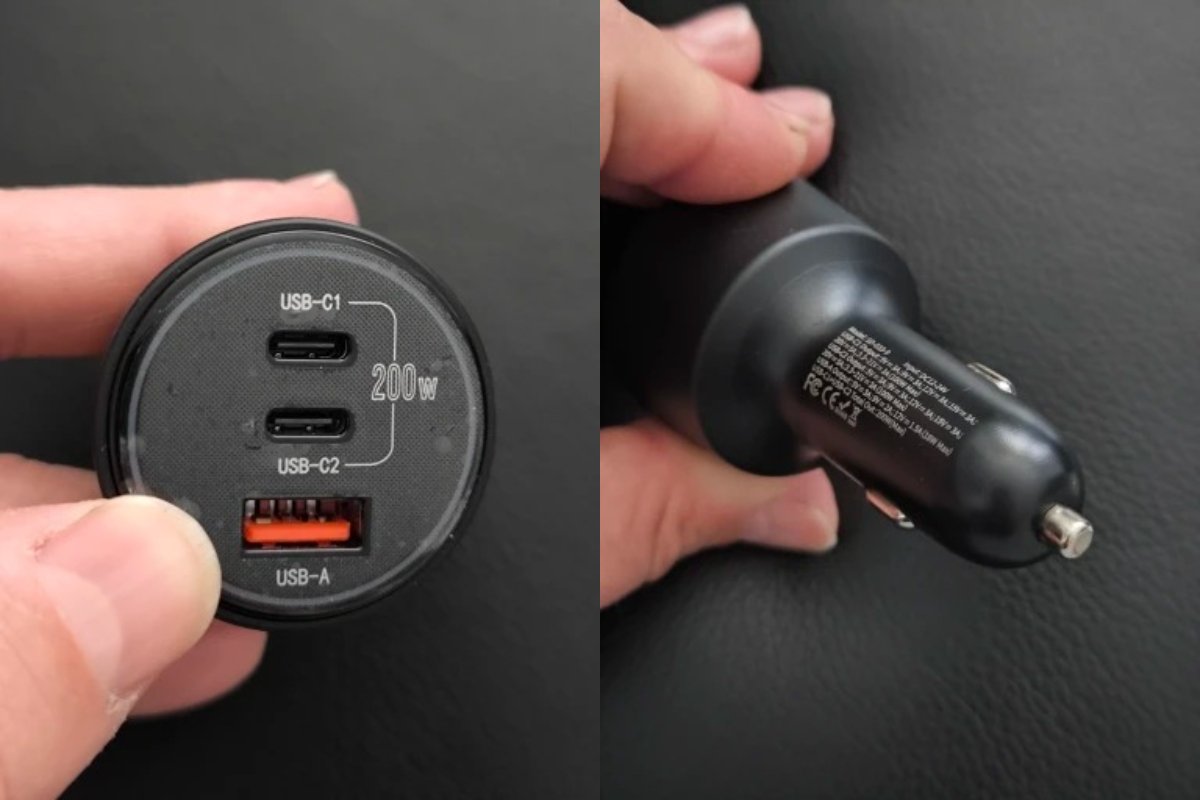 Автомобильная зарядка для телефона. Зарядка реально мощная. Фото.