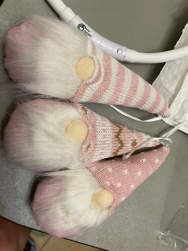 Игрушки гномики. Прикольные гномики, которых можно повесить на ёлку. Фото.