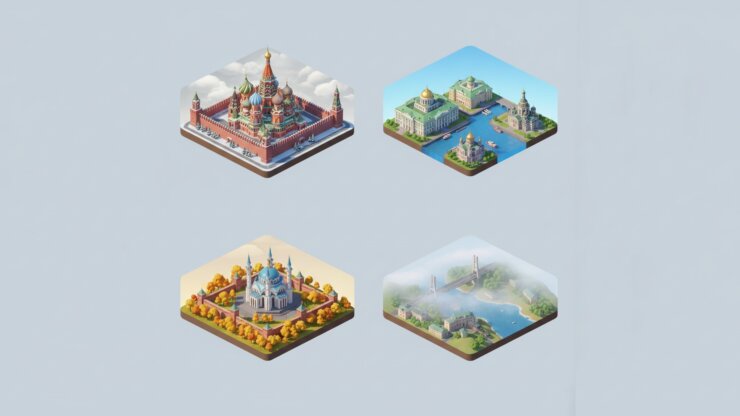 Новый тренд: в соцсетях все выкладывают 3D-миниатюры своих городов. Как нарисовать такие же с помощью нейросети. Рисуем в нейросети графику уровня профессиональных дизайнеров. Фото.