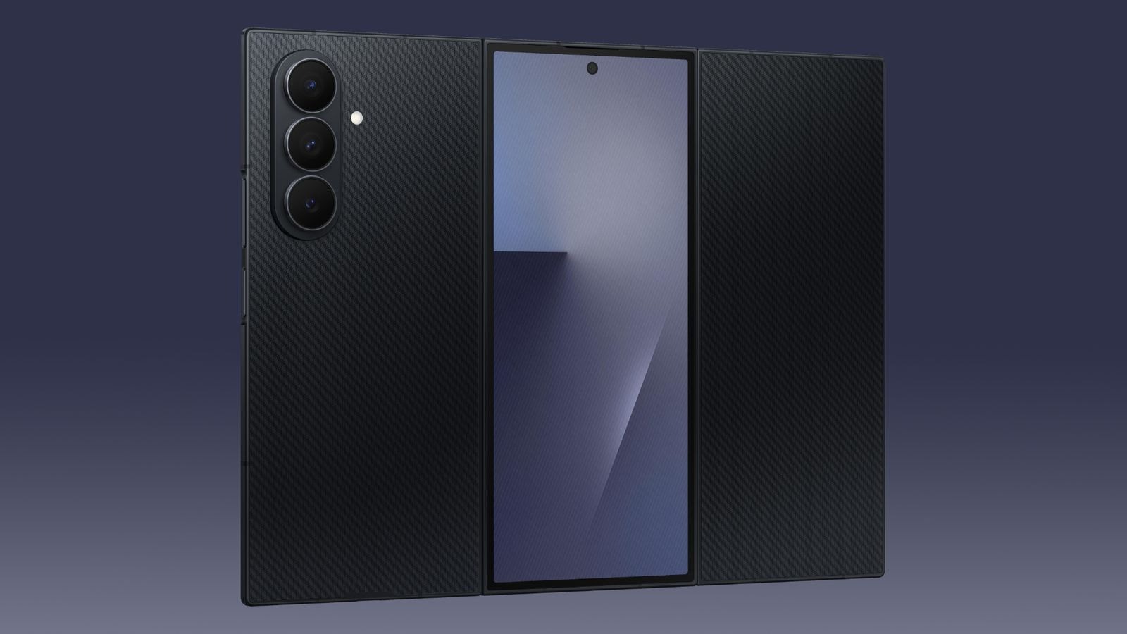 Samsung утер нос iPhone Fold за год до выхода и показал Apple, каким должен быть настоящий складной смартфон. С обратной стороны большой экран, а здесь маленький на 6,5 дюйма для повседневных задач. Изображение: macrumors.com. Фото.