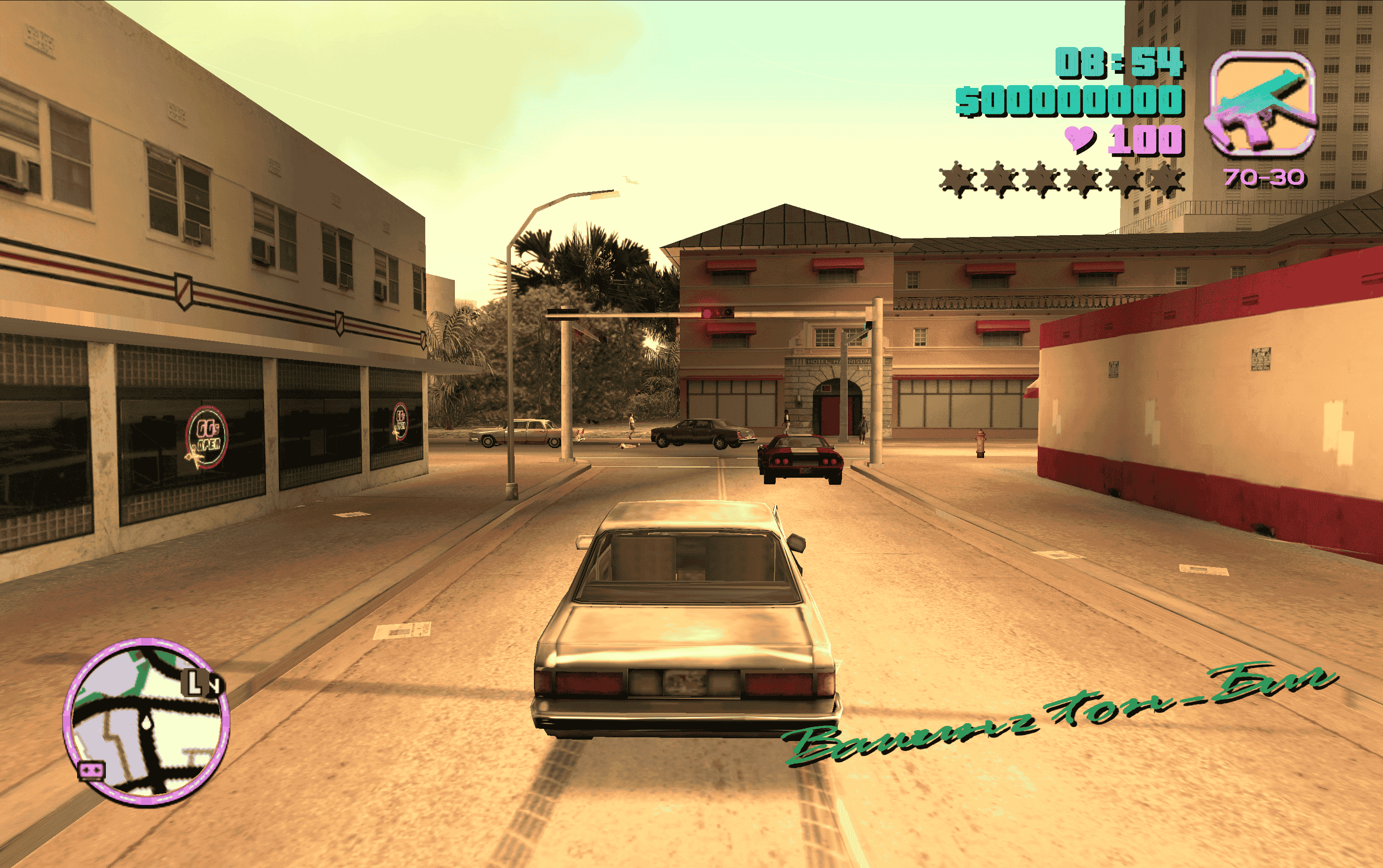 Как играть в GTA Vice City на iPhone, iPad и Mac бесплатно и без установки. Перед вами классическая GTA Vice City. Фото.