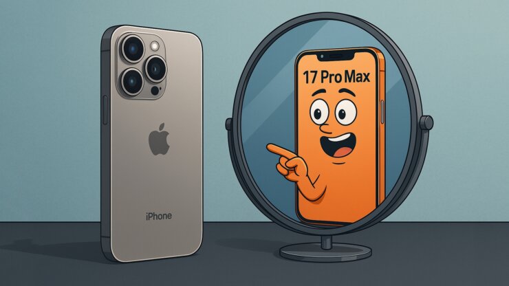 Что на самом деле умеет эта копия iPhone 17 Pro Max с Wildberries за 5000 рублей. Время подделок еще не прошло — только вместо телевизора в китайских айфонах теперь радио. Фото.