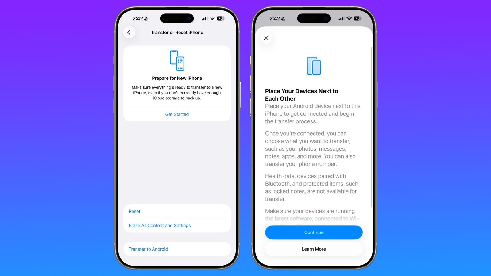 Когда выйдет iOS 26.3 и ради каких функций стоит ждать следующее обновление для iPhone. Переход с iOS на Android и обратно стал проще. Изображение: macrumors.com. Фото.