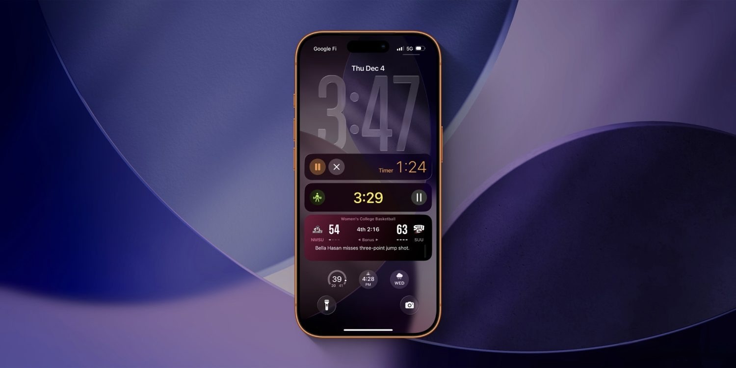 Как изменились виджеты Live Activities на iPhone в iOS 26. Live Activities прилично прокачались в iOS 26. Изображение: 9to5mac.com. Фото.