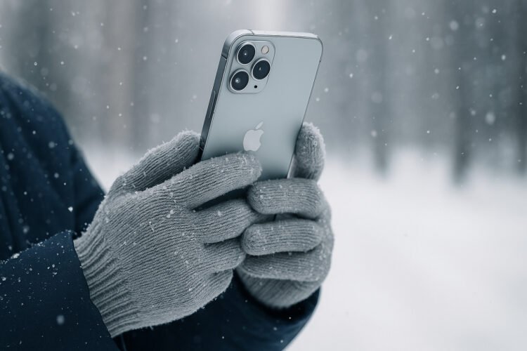 Что надо знать, чтобы пользоваться айфоном на холоде без последствий. Фото.