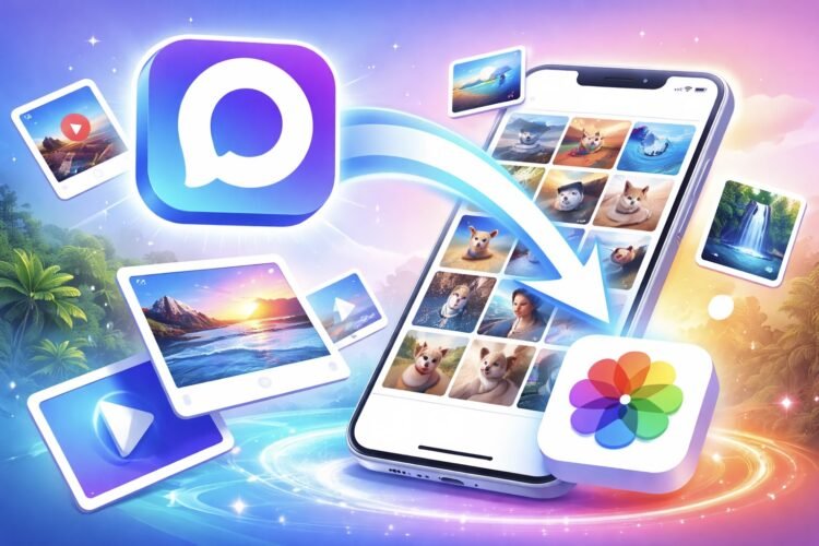 Как сохранить фото и видео из MAX в галерею iPhone. Фото.