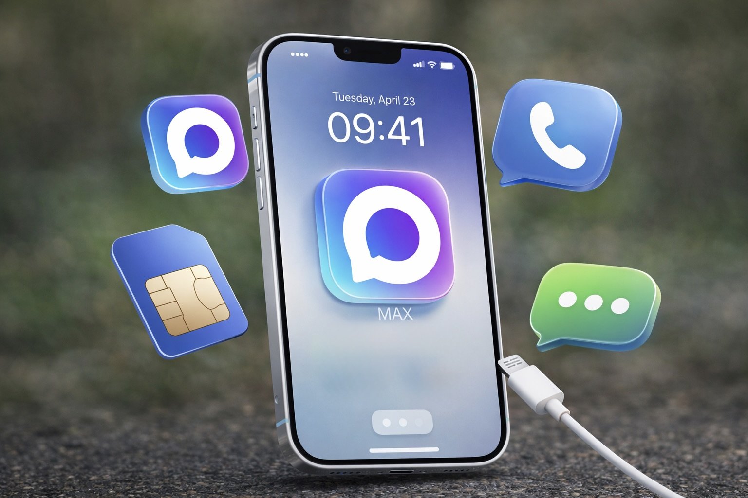 Устанавливаем MAX приложением по умолчанию для звонков и сообщений на iPhone. Если вы много общаетесь в MAX, то имеет смысл сделать его стандартным приложением. Фото.