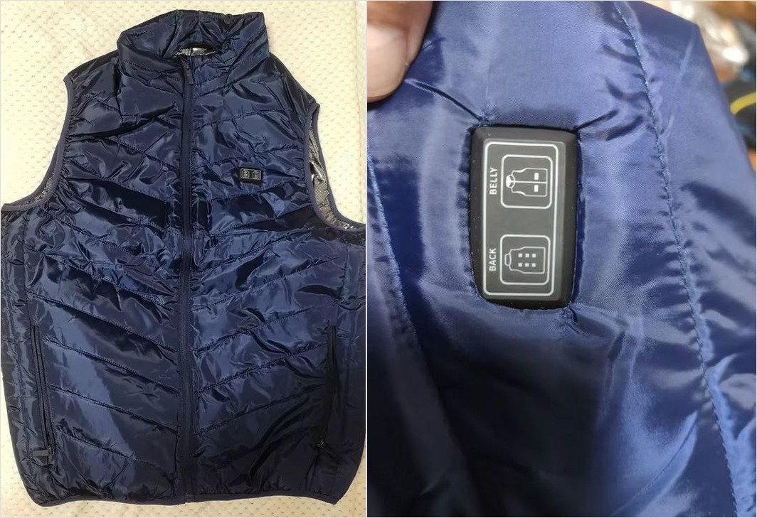 Жилетка с подогревом. Вам не придется особо думать о том, как не замерзнуть зимой, ведь есть крутая жилетка с подогревом! Фото.