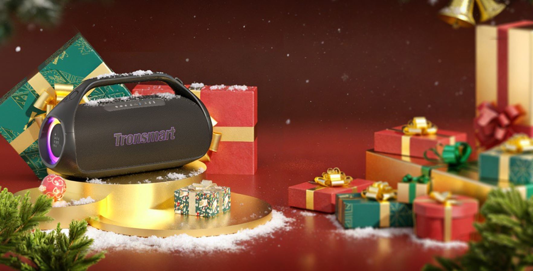 Большая беспроводная колонка. Флагманская модель обладает впечатляющей мощностью. Фото.