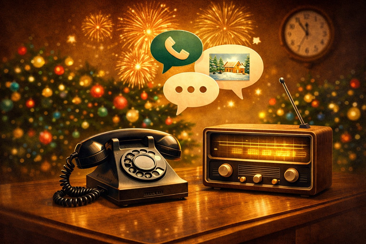 Как поздравить друзей и близких с Новым годом, если не работает Ватсап