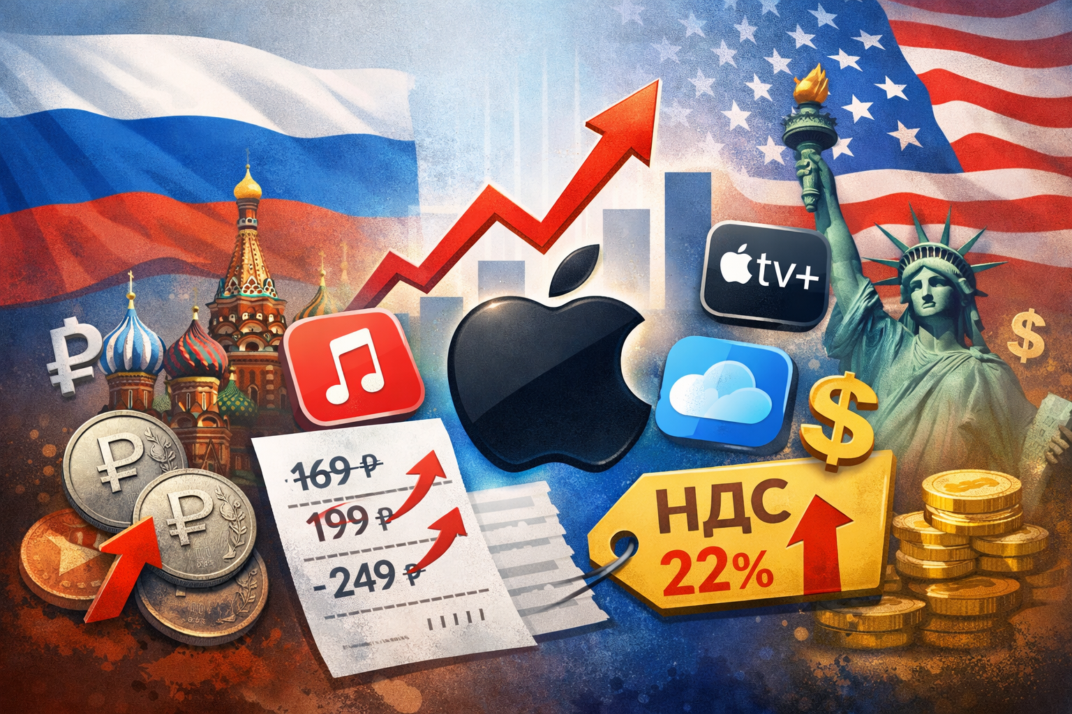 В России подорожают подписки iCloud, Apple Music и приложения в App Store. Правда ли это?