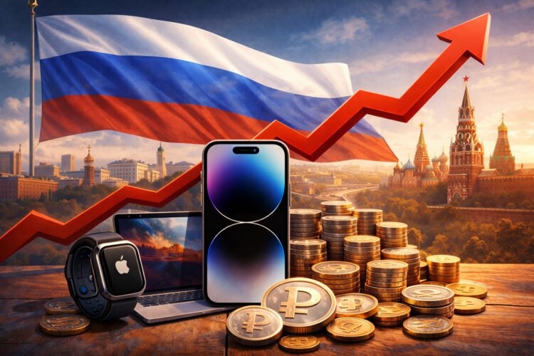 Что стало с ценами на технику Apple в России в 2026 году. Сколько теперь стоит iPhone. Фото.