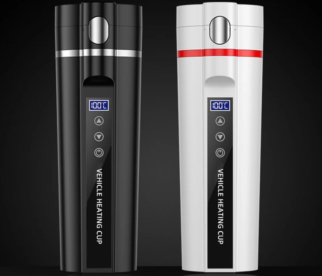 Автомобильная термокружка от прикуривателя. Выбирайте цвет термокружки и заказывайте, пока не подорожала! Фото.