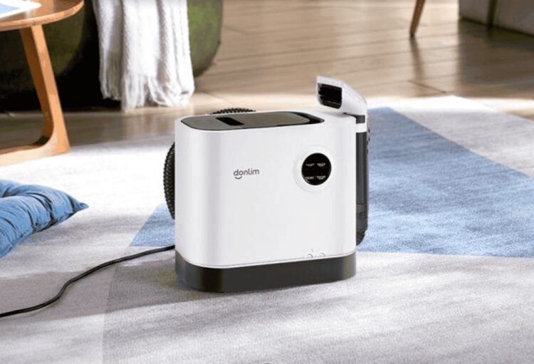 Моющий пылесос для мебели и тканей Donlim: как быстро очистить диван и ковер без химчистки. Фото.