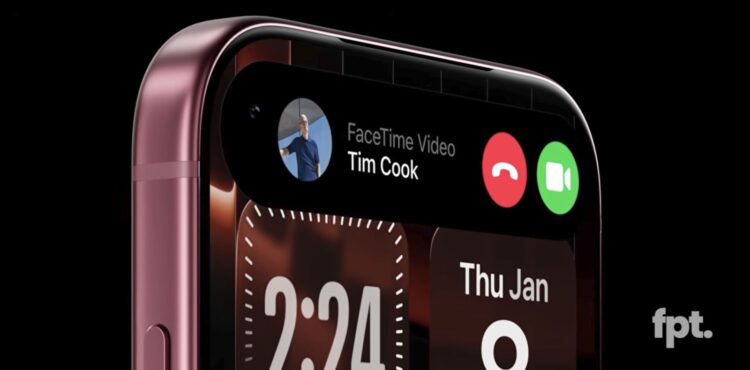 Как будет работать Dynamic Island в iPhone 18 Pro. Существенных изменений в Dynamic Island ждать не стоит. Изображение: fpt. Фото.